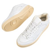 Jil Sander Leather sneakers with logo 205895
